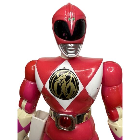 Vintage Bandai Power Rangers Karate Chop Kick Yellow & Pink Action Figures 1994 - Picture 3 of 10